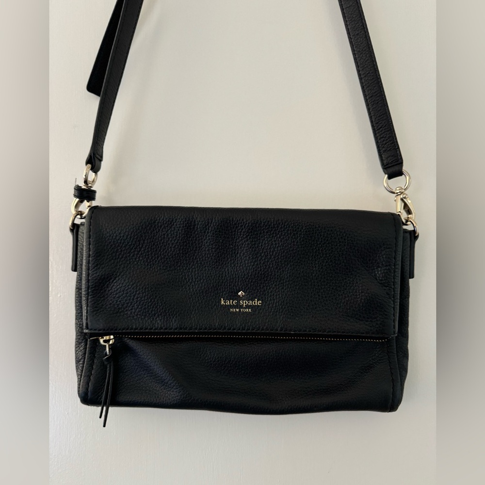 Kate Spade Black Leather Crossbody